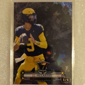J.J. McCarthy Quarterback Trading Card